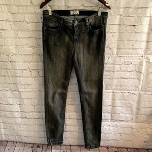 Free People Skinny Jeans Black Wash